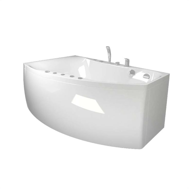 Westerbergs Ocean 160R frontpanel, høyre, akryl, hvit