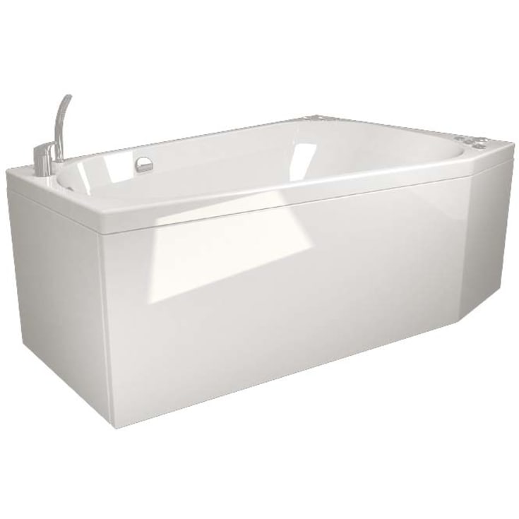 Westerbergs Motion 160L frontpanel, venstre, akryl, hvit