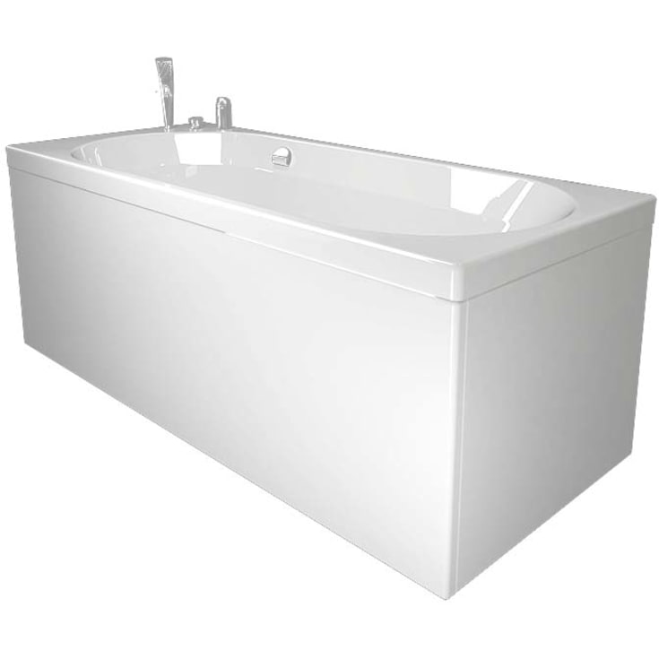 Westerbergs Motion 160SQ badekar, 1600x700 mm, akryl, hvit