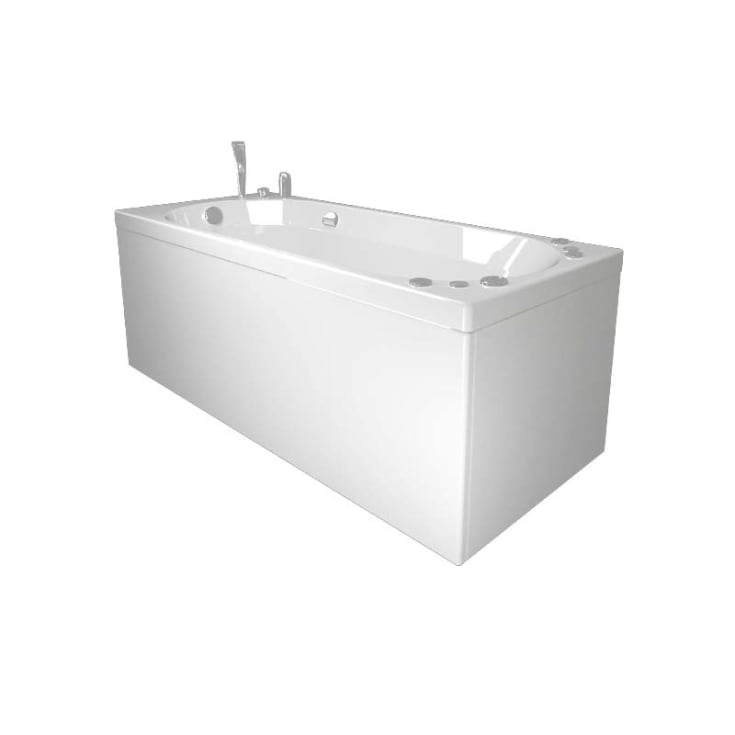 Westerbergs Motion 160SQ endepanel, akryl, hvit
