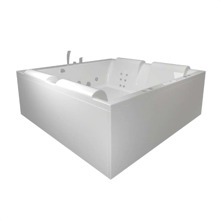Westerbergs Pacific 180SQ Executive boblebad, 1790x1790 mm, akryl, hvit