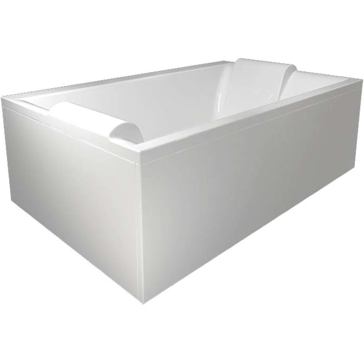 Westerbergs Pacific 190SQ badekar, 1890x1190 mm, akryl, hvit