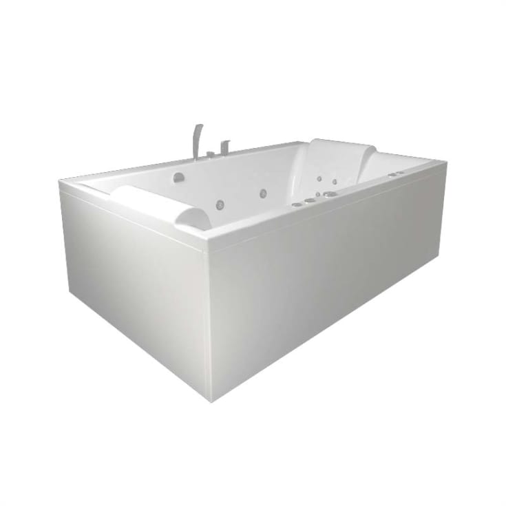 Westerbergs Pacific 190SQ frontpanel, vendbar, akryl, hvit