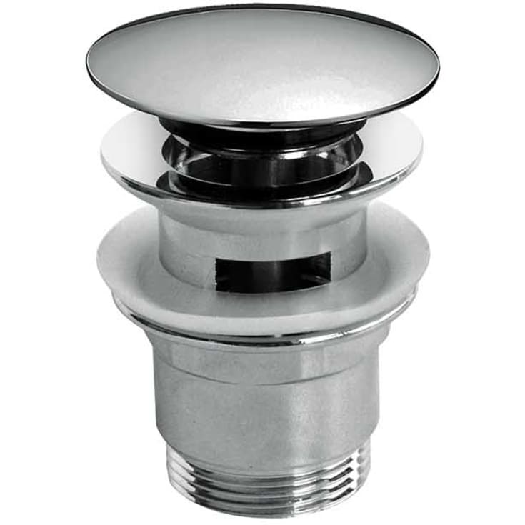 Noro bunnventil, push-open, krom