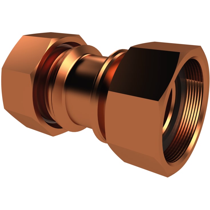 Forskruning Blyfri rødgods Omløber/Omløber 1.1/4"