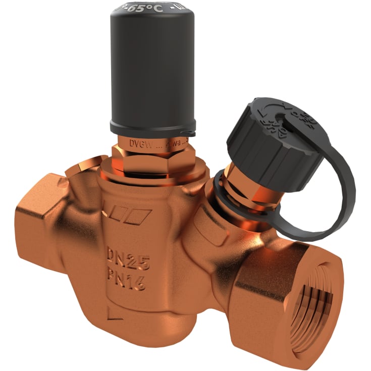 MULTI-THERM Strengregulatorventil Blyfri rødgods Innvendig 1/2"