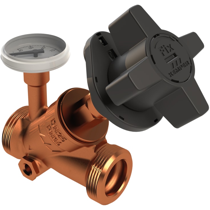 MULTI-FIX Strengreg.ventil Blyfri rødgods DN50 (t/2.3/8 oml)