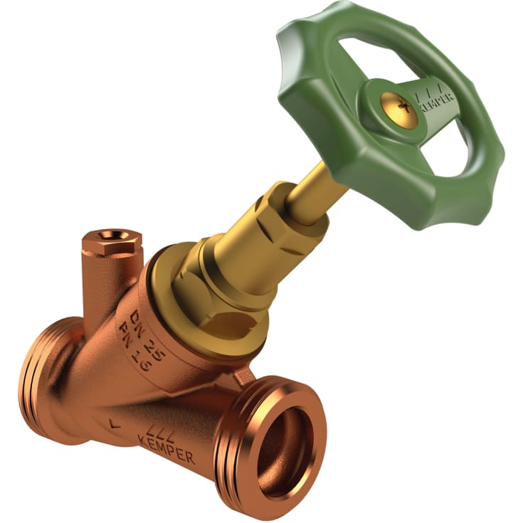 STANDARD Vinkelseteventil DN32 Utvendig gjenge (for 1,1/2" diameter)