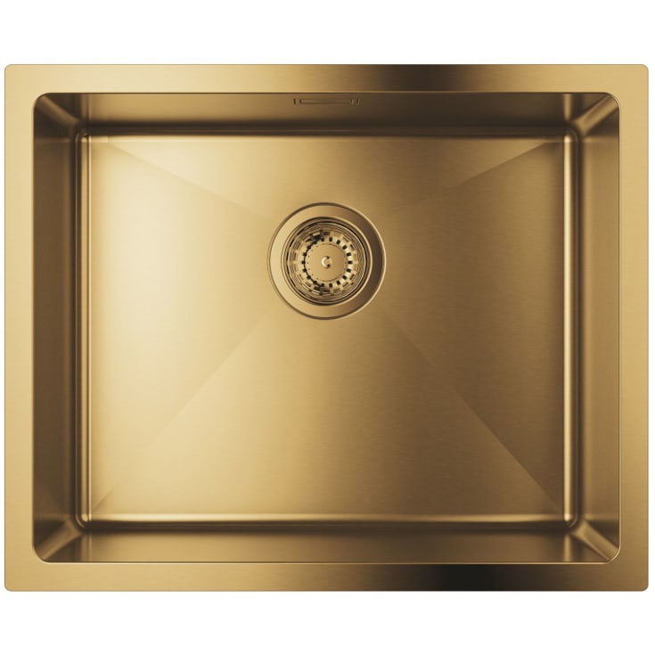 K700 køkkenvask, 45x55 cm, messing