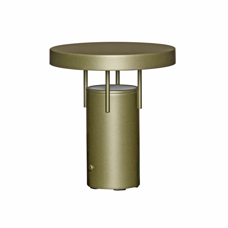 Hübsch BringMe Mini genopladelig bordlampe, mørkegrøn