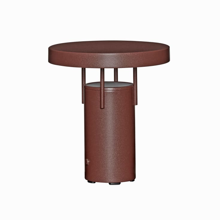 Hübsch BringMe Mini oppladdningsbar bordlampe, rød