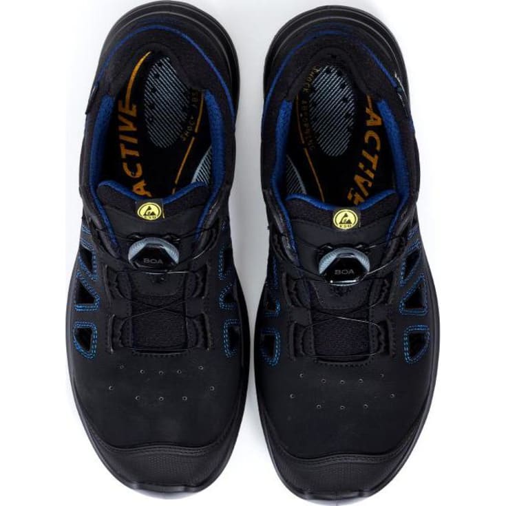 Grisport 70576 BOA sikkerhedssandal, S1P, sort, str. 36