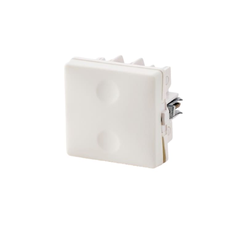 Fesh Curveline afbryder, 1P, 1 modul, hvid