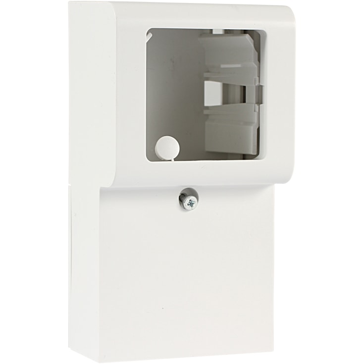 LK Fuga Softline panelunderlag, 1 modul, 49 mm, hvid