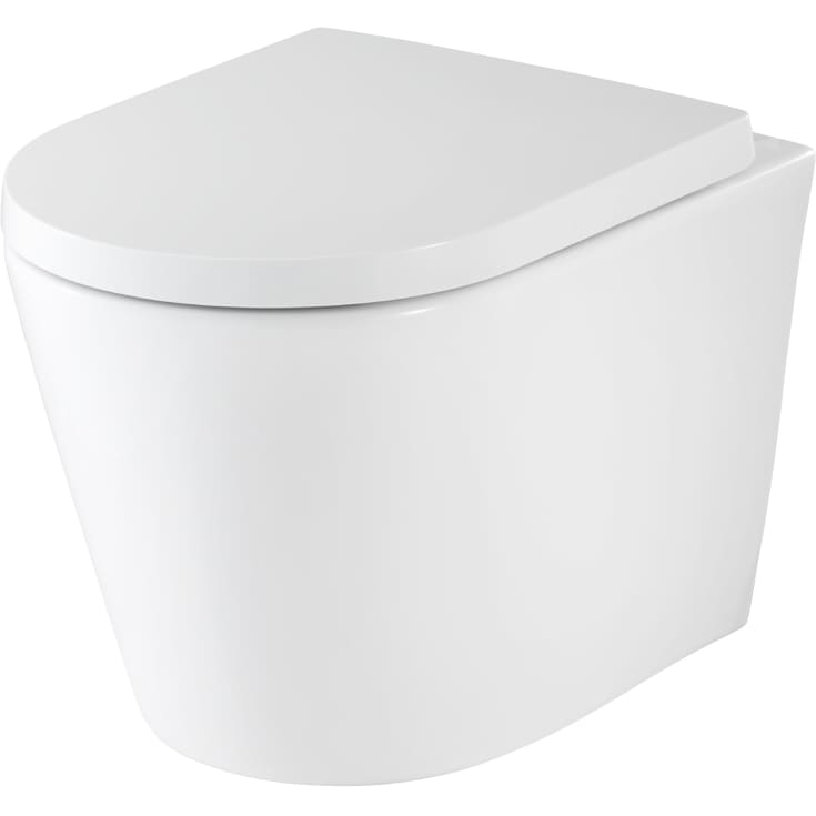 Pressalit Trend Comfort væghængt toilet, uden skyllekant, hvid