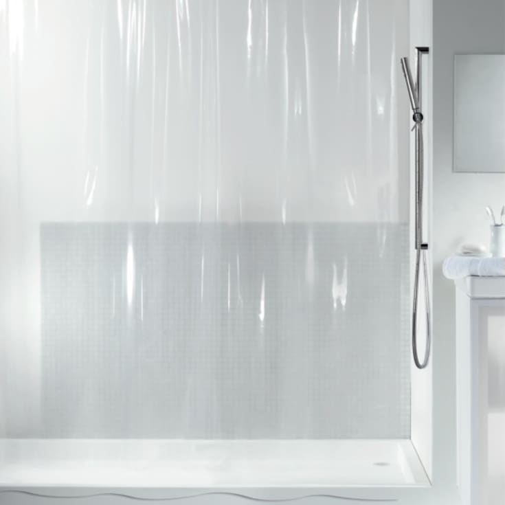 Spirella Transparent duschdraperi, 180x200 cm, klar