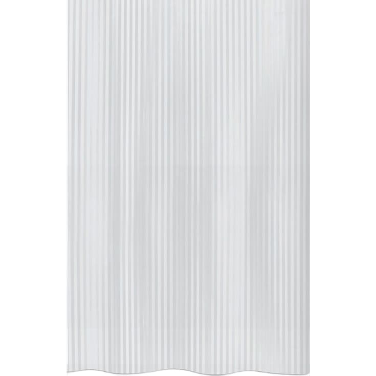 Spirella Twill duschdraperi, 120x200 cm, vit