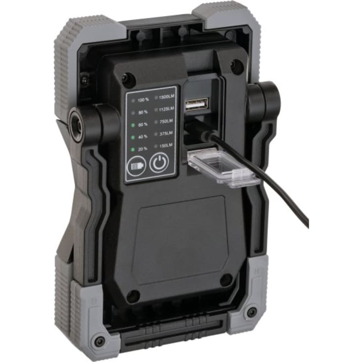 Bennenstuhl LED lampe, genopladelig, 1500LM, 15W