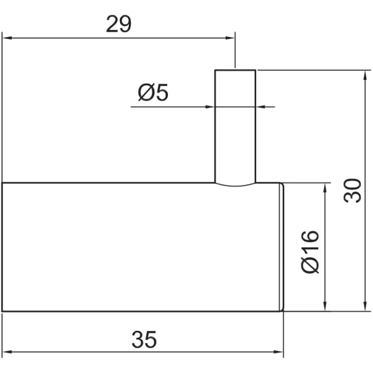 Scandtap Style håndklædekrog, messing