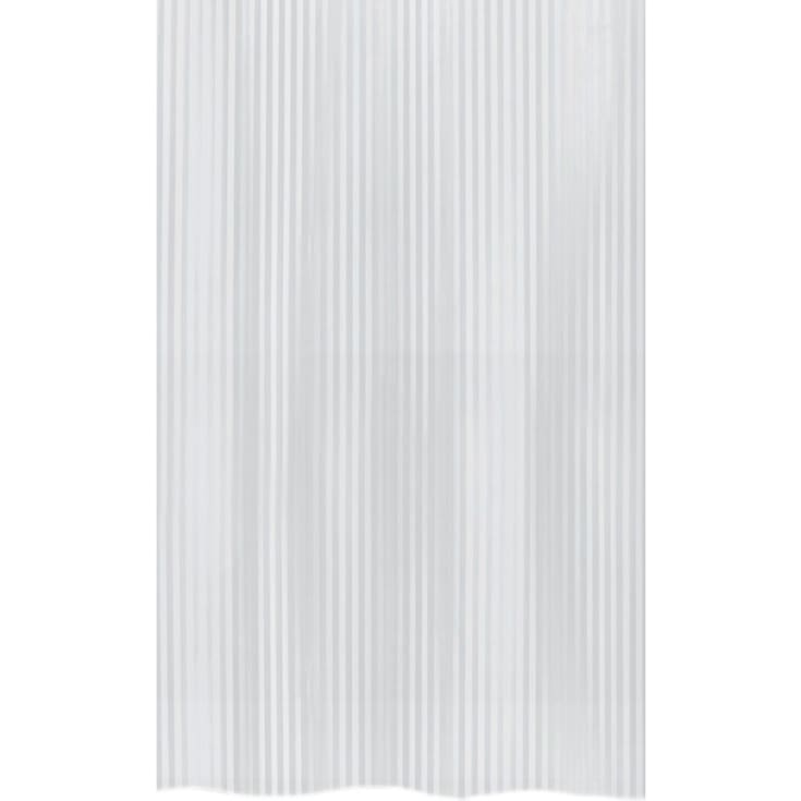 Spirella Twill badeforhæng, 180x200 cm, hvid