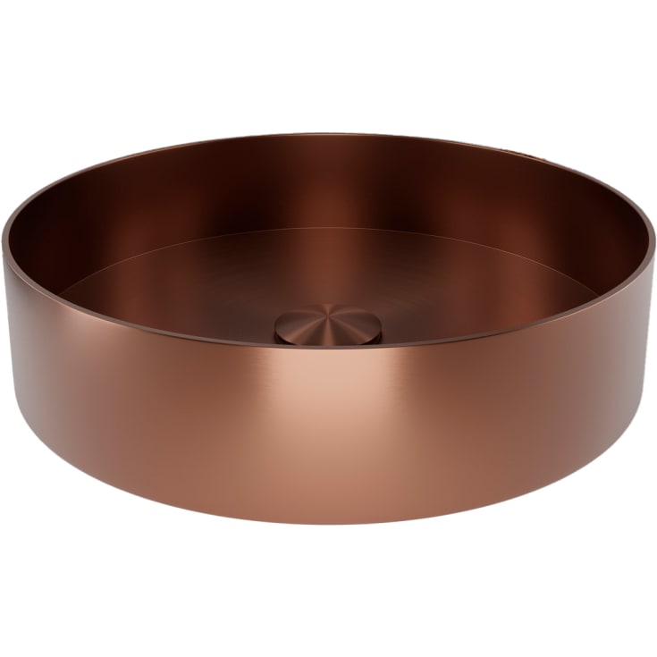 Scandtap Rare R håndvask, Ø37,5 cm, børstet kobber