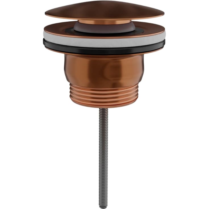 Scandtap Steel Pop-up bunnventil, universal duo, amber