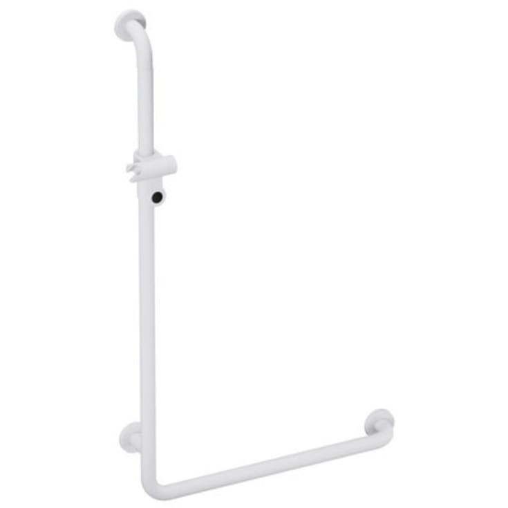 Hewi 801 L støttegreb/brusestang, 60x110 cm, mat kridthvid