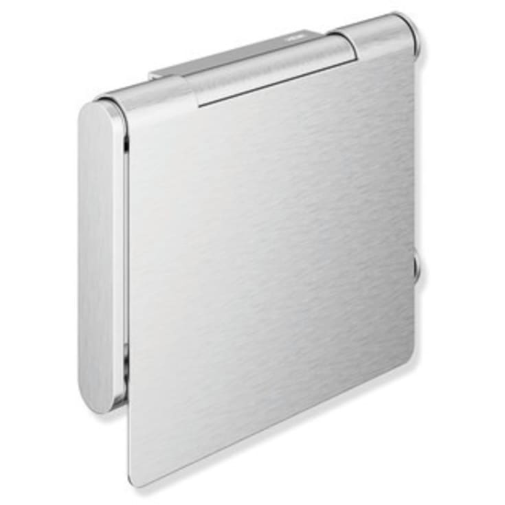 Hewi toiletrulleholder, børstet stål