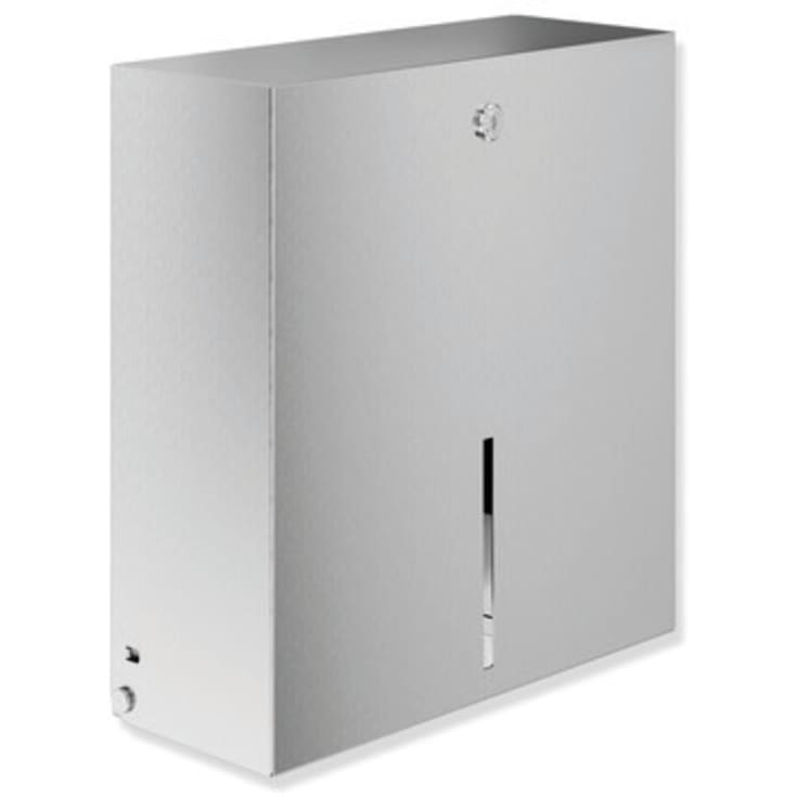 Hewi toiletrulleholder, børstet stål