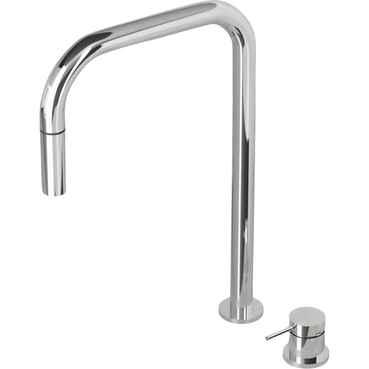 Scandtap Harmonized K2P kjøkkenbatterieri, square, uttrekkbar tut, classic