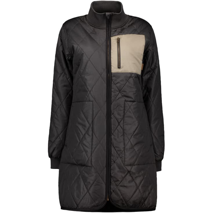 Westborn lang dame termojakke, Black, XL