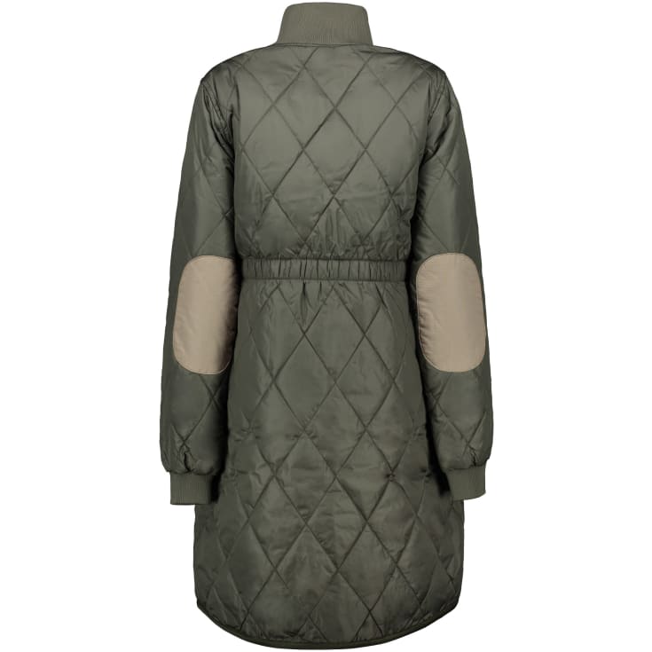 Westborn lang dame termojakke, Dusty Olive, M