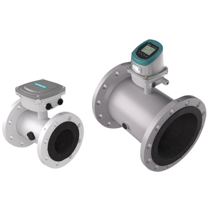 Siemens sitrans FMS500 flödosmätare, DN80, 45m3/h, PN16