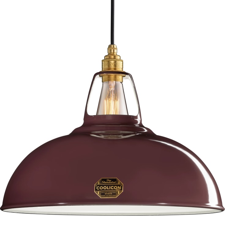 Coolicon Original 1933 pendellampe, burgunder, Ø40 cm