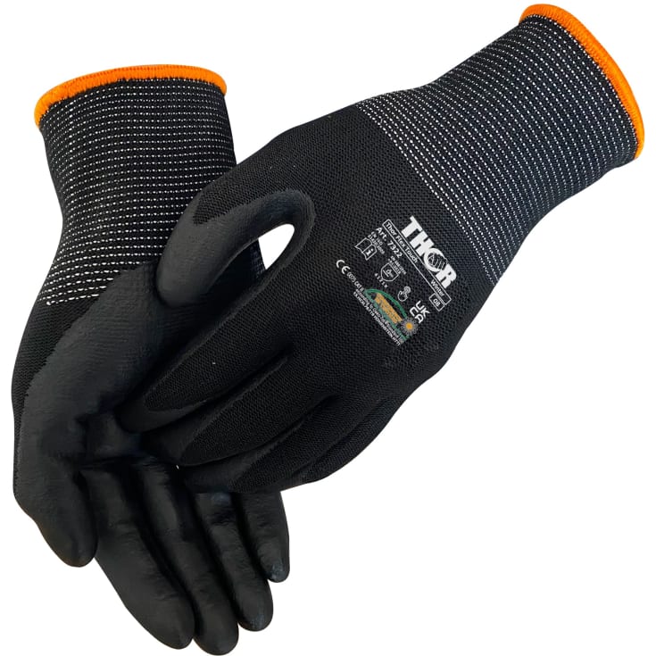 Thor 7322 Flex winter arbejdshandsker, Grå, 12