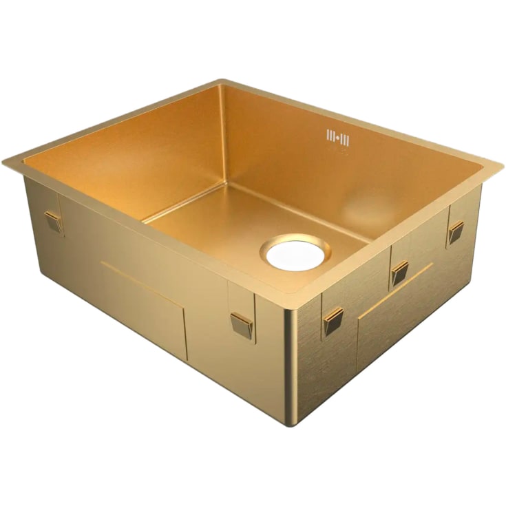 Lavabo Kubus 500 Soft kjøkkenvask, 54x44 cm, gull