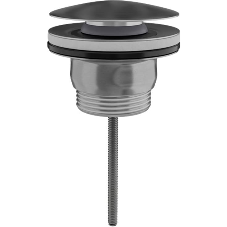 Scandtap universal bundventil, push-open, børstet stål