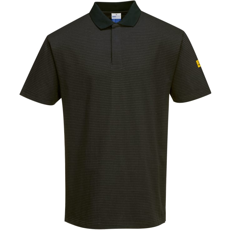Portwest ESD polo T-shirt, Sort, L