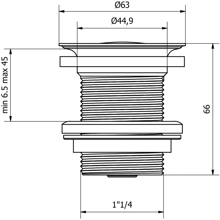 Kriss Magic bundventil, guld