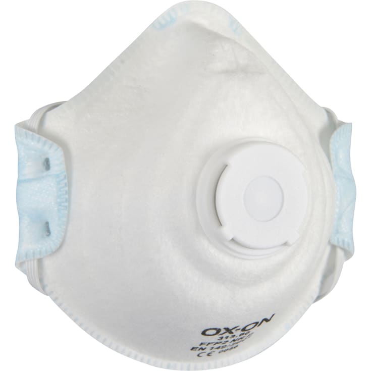 Ox-On støvmasker FFP2 NR D med ventil, 10stk