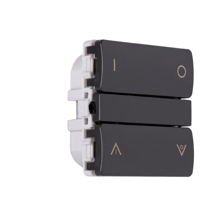 XL Hue kompatibel ZigBee tryk, tænd/sluk - op/ned til LK FUGA koksgrå