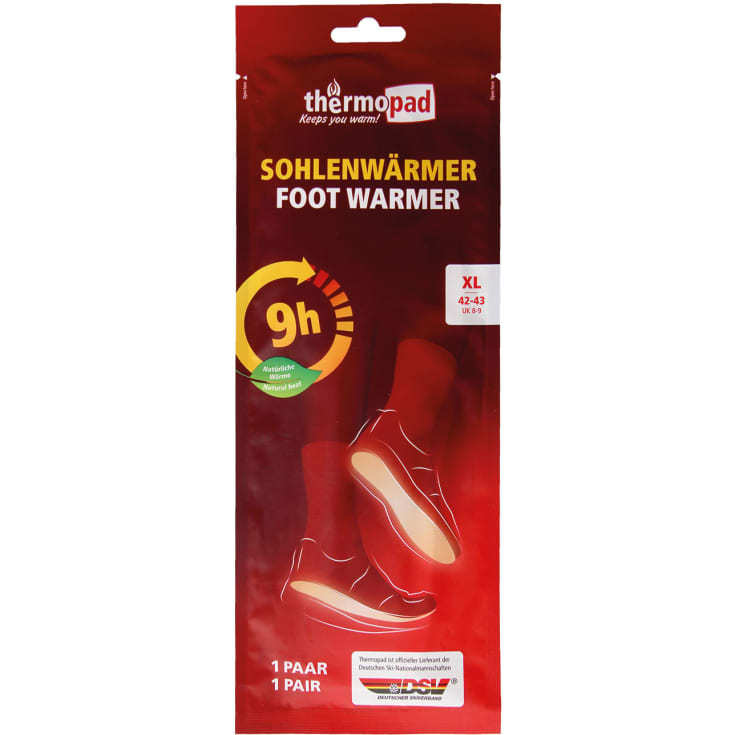 Thermopad fodvarmer, Hvid, 44-46