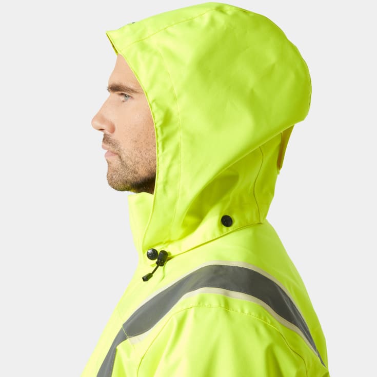 Helly Hansen UC-ME skaljakke, Hi-vis Gul/Ebony, M
