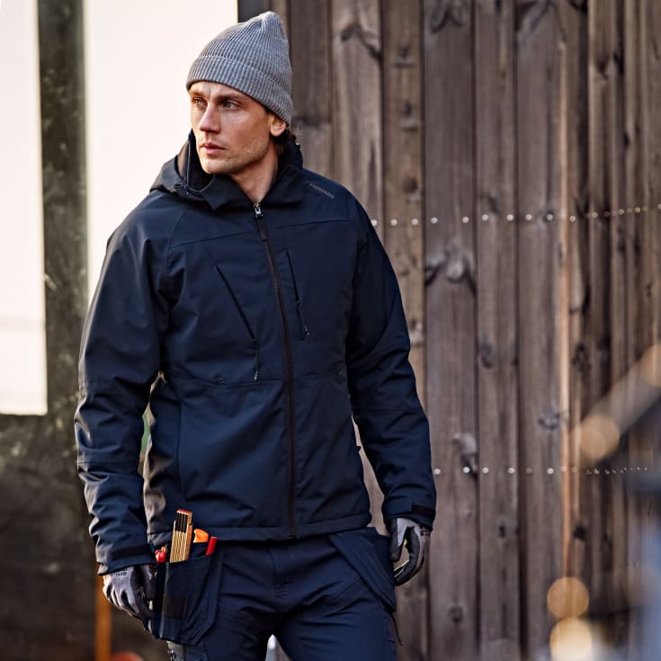 Fristads vinterjakke 4883 GLS full stretch, Mørk Marine, XL