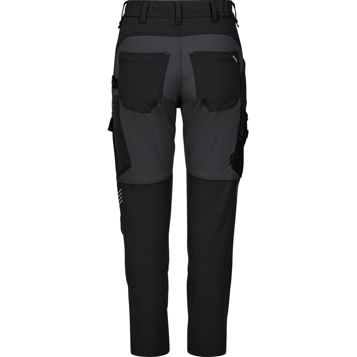 Engel Entire dame arbejdsbukser full stretch, Black/Anthracite Grey, 40