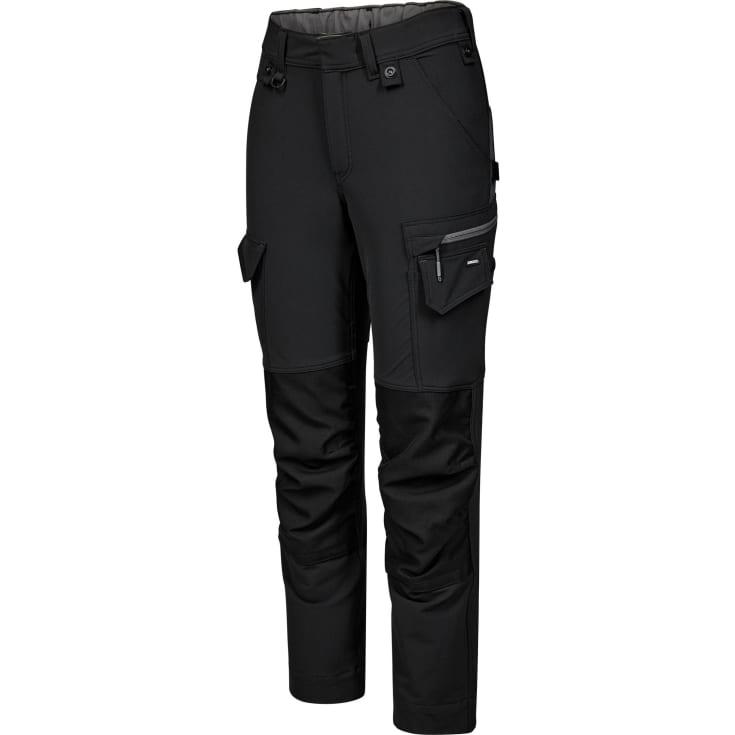 Engel Entire dame arbejdsbukser full stretch, Black/Anthracite Grey, 40