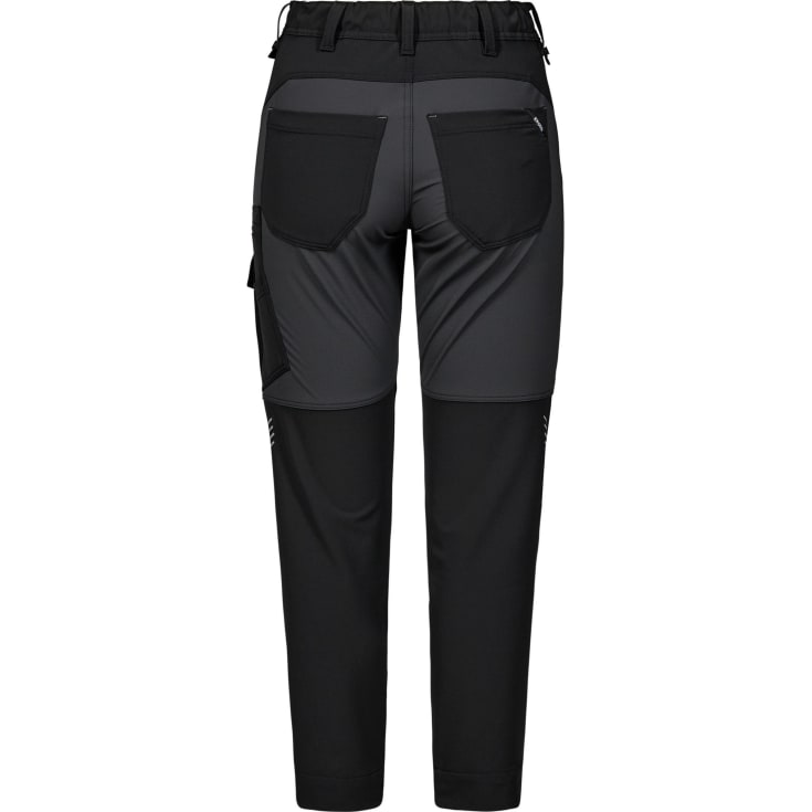 Engel Entire dame servicebukser full stretch, Black/Anthracite Grey, 40