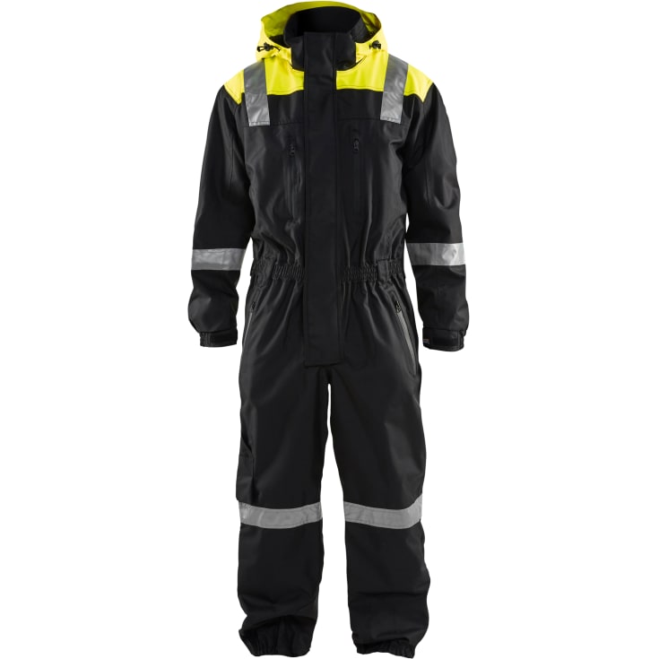 Blåkläder Workwear 6786 Skal kedeldragt, sort/hi-vis gul, str. C50