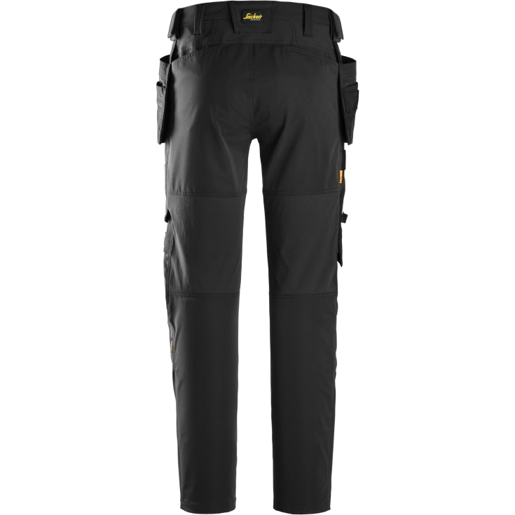 Snickers AllroundWork håndværkerbukser 6218 full stretch, Black/Black, 212