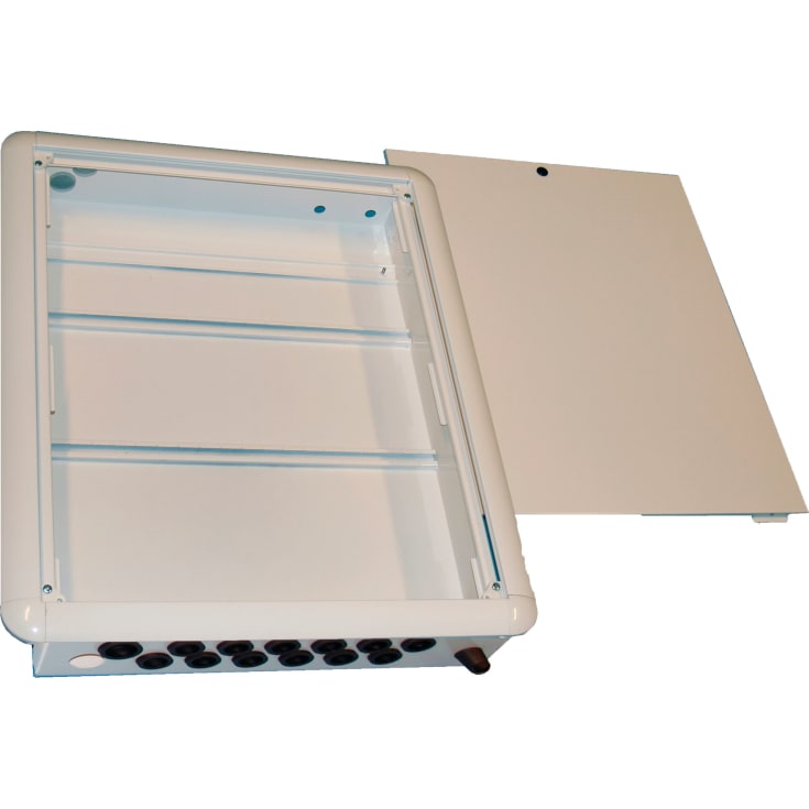 Armaturjonsson Gulvvarmeskap, 14 kurser, 933 x735x107 mm